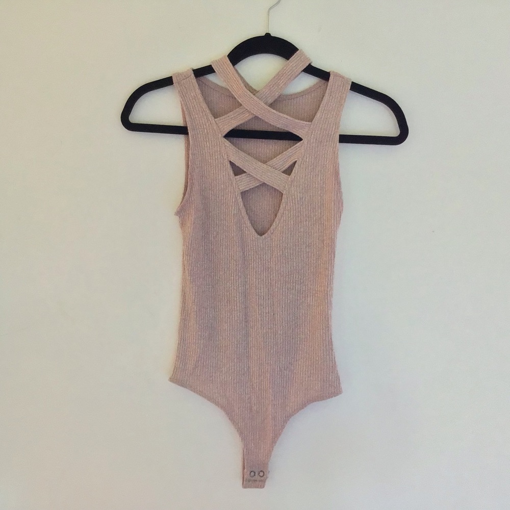 EXPRESS CUTOUT THONG BODYSUIT